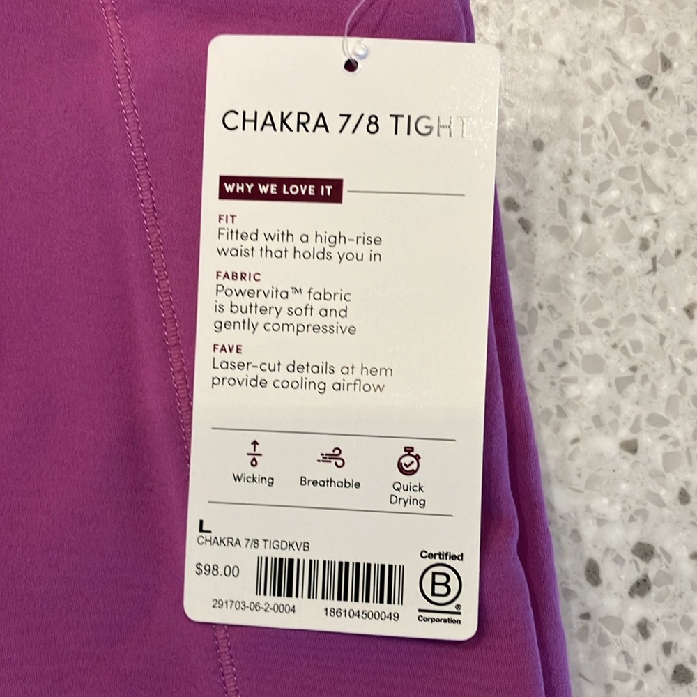 Athleta Chakra 7/8 Tight - Picture 3 of 4